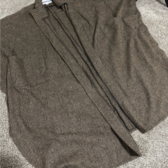 Pendleton Long Cape Brown One Size Vintage 100% Wool USA Made - Picture 2 of 3